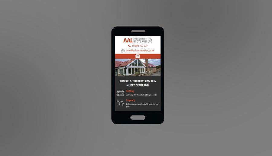 AAL Construction, Mobile View