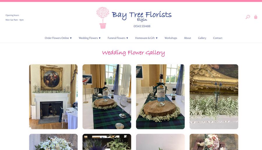 Bay Tree Florists, Wedding Flowers
