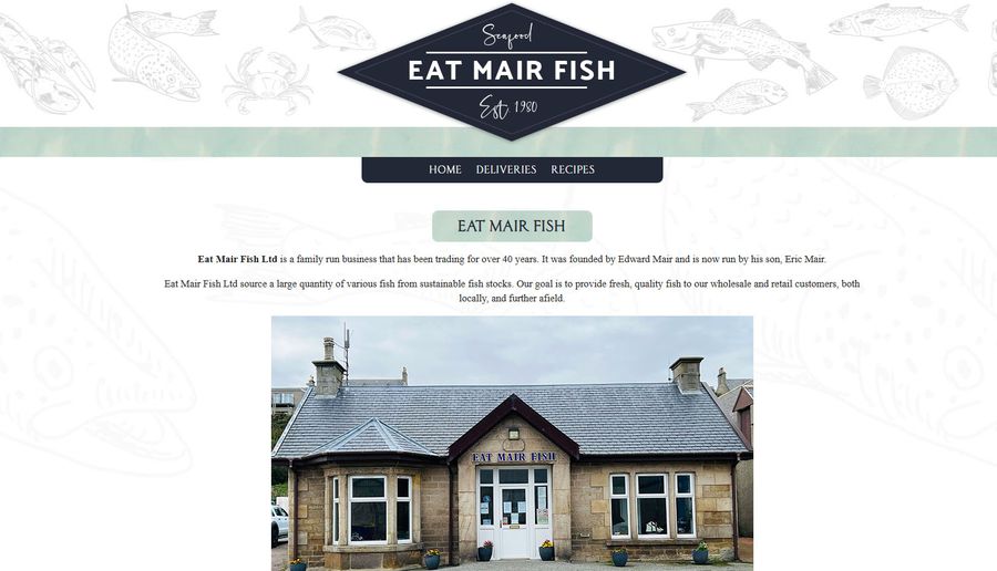 Eat Mair Fish website