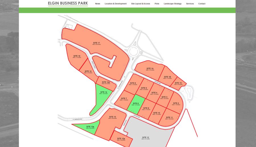Elgin Business Park, Location
