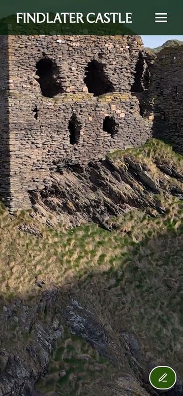 Findlater Castle website on a phone