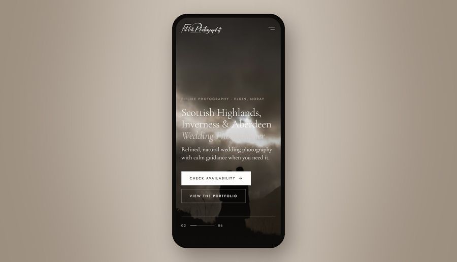 Fitlike Photography on a phone