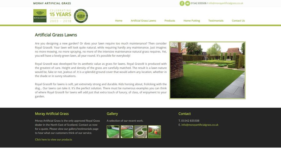 Moray Artificial Grass, Gallery