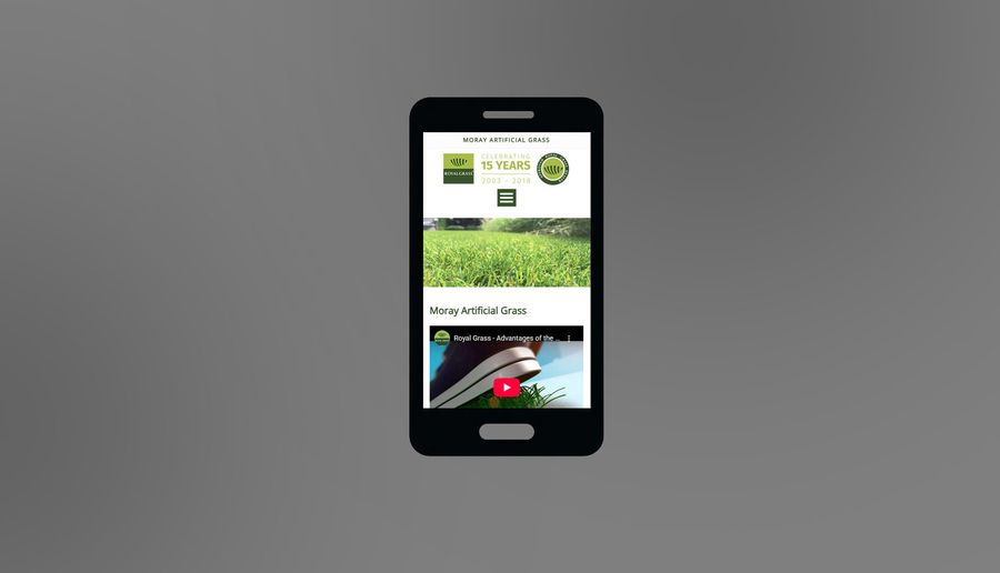 Moray Artificial Grass, Mobile View