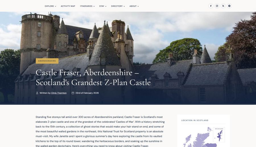 Live Breathe Scotland, Article Page
