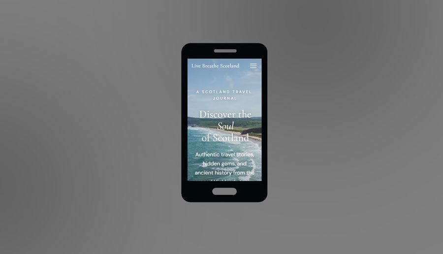 Live Breathe Scotland, Mobile View