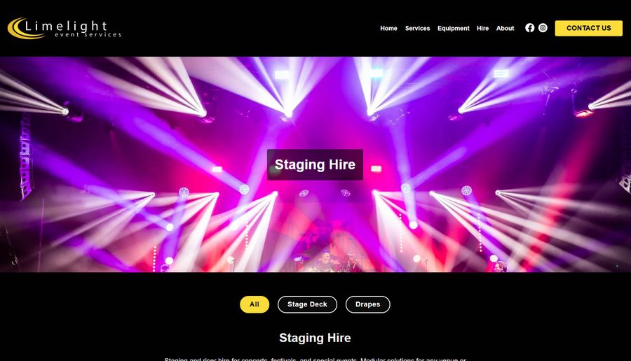 Limelight Event Services, Equipment