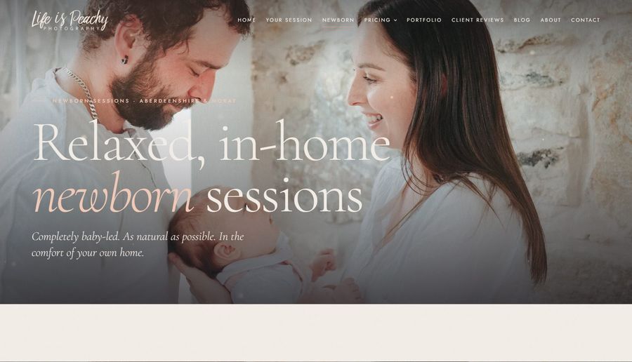 Life is Peachy Photography, in-home newborn sessions