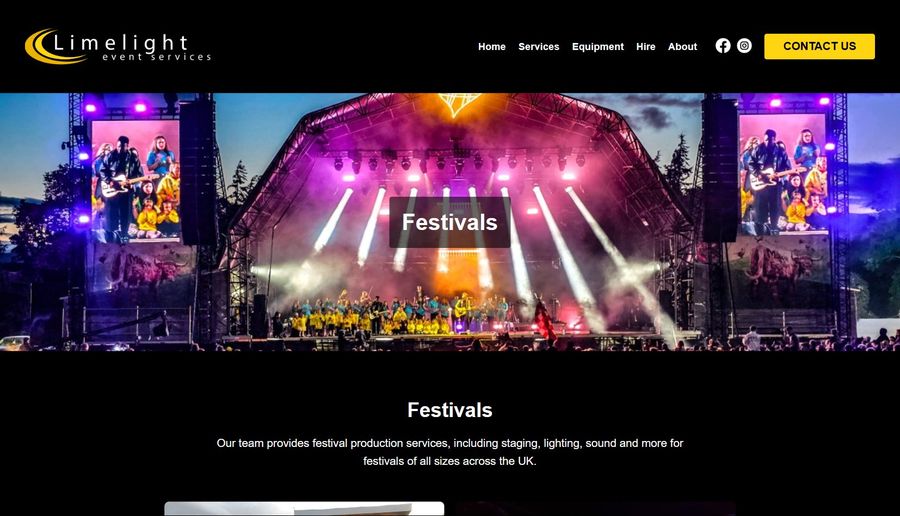 Limelight Event Services, festival production