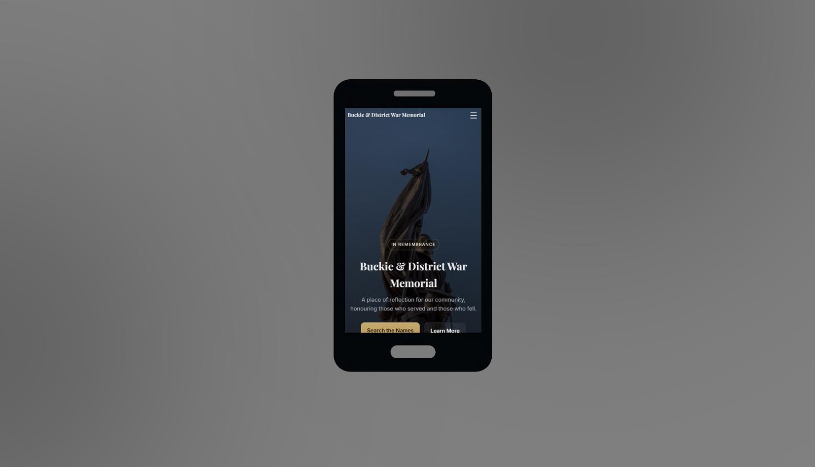 Buckie War Memorial - Memorial Panels