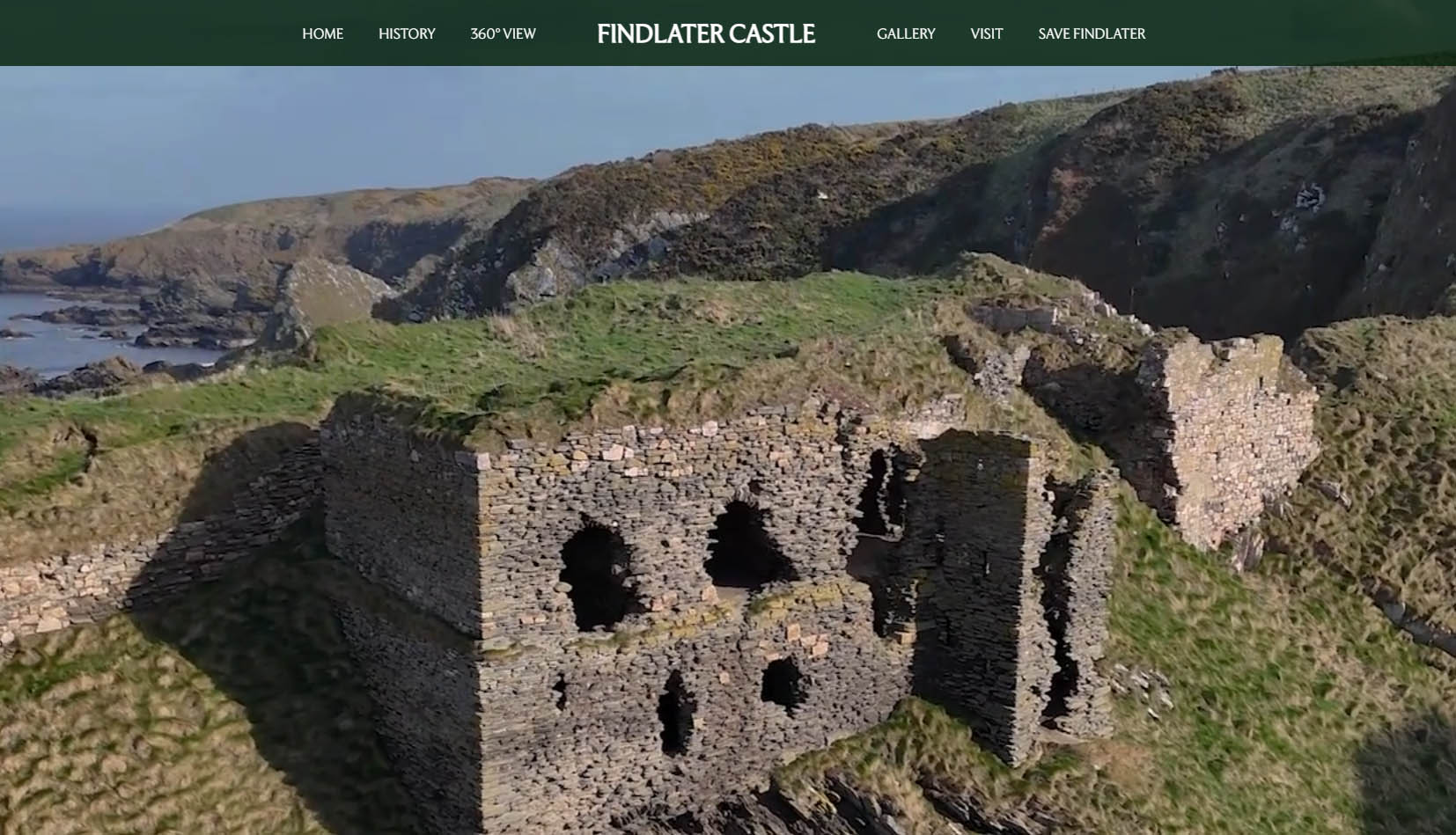 Findlater Castle Website