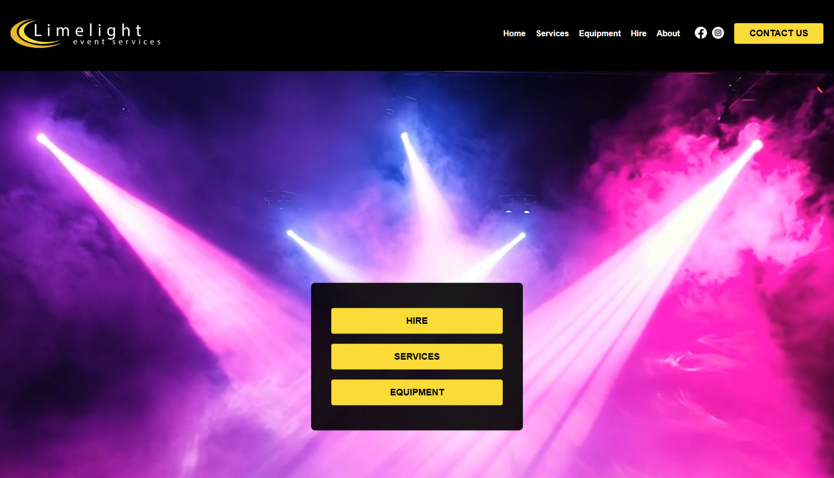 Limelight Event Services Website